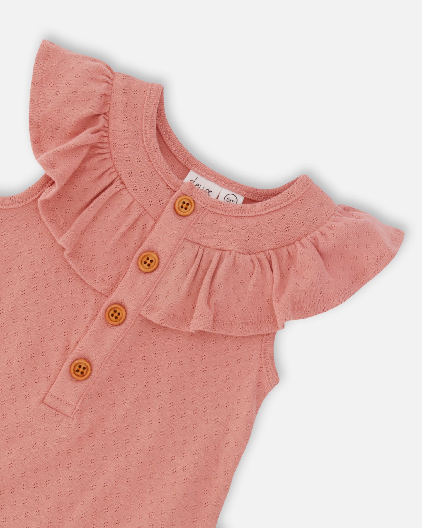 Boutique Petites Fleurs - Barboteuse en coton biologique F30A40 - Deux par Deux