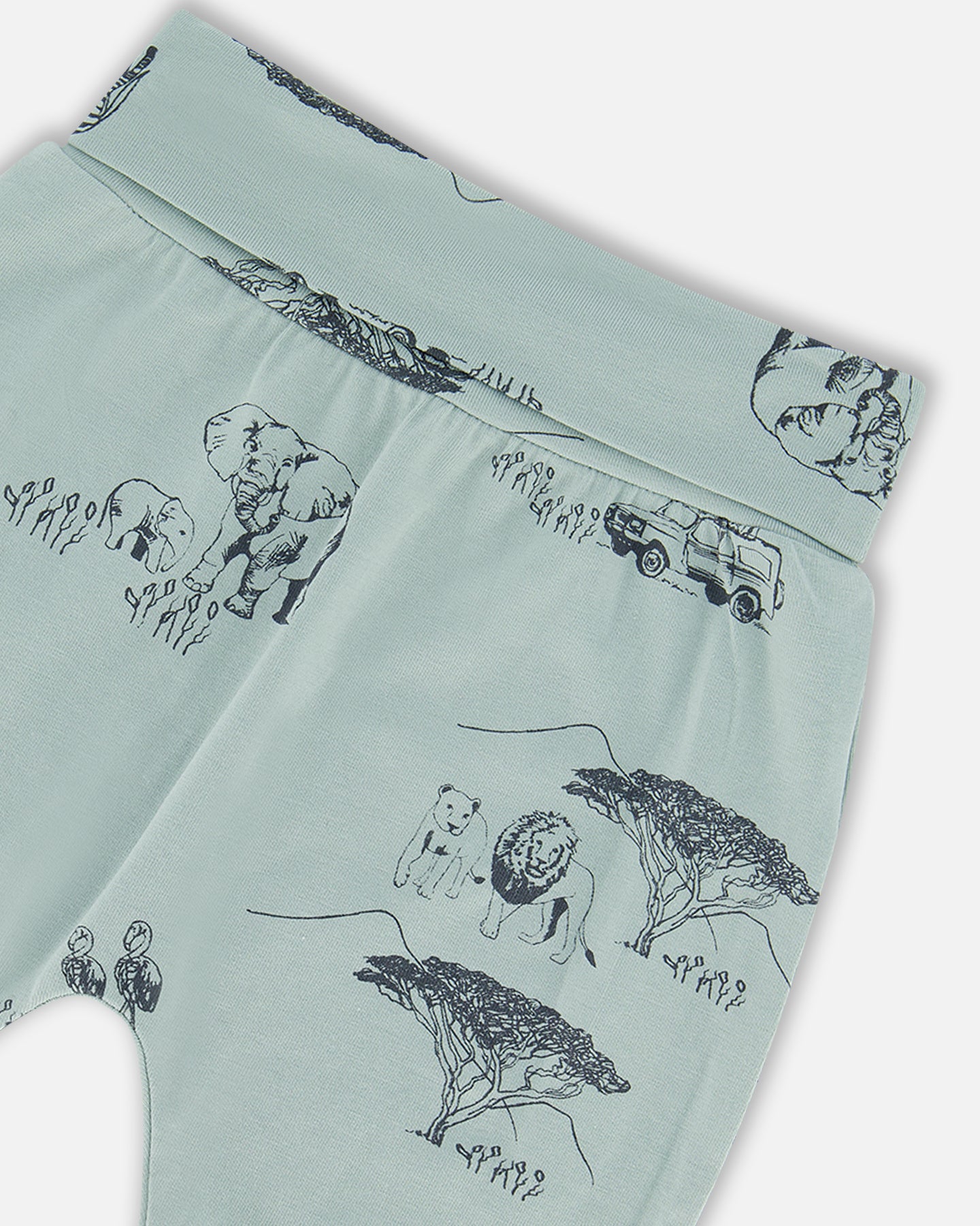 Boutique Petites Fleurs - Ensemble pour bébé en coton biologique Safari F30D12 - Deux par Deux