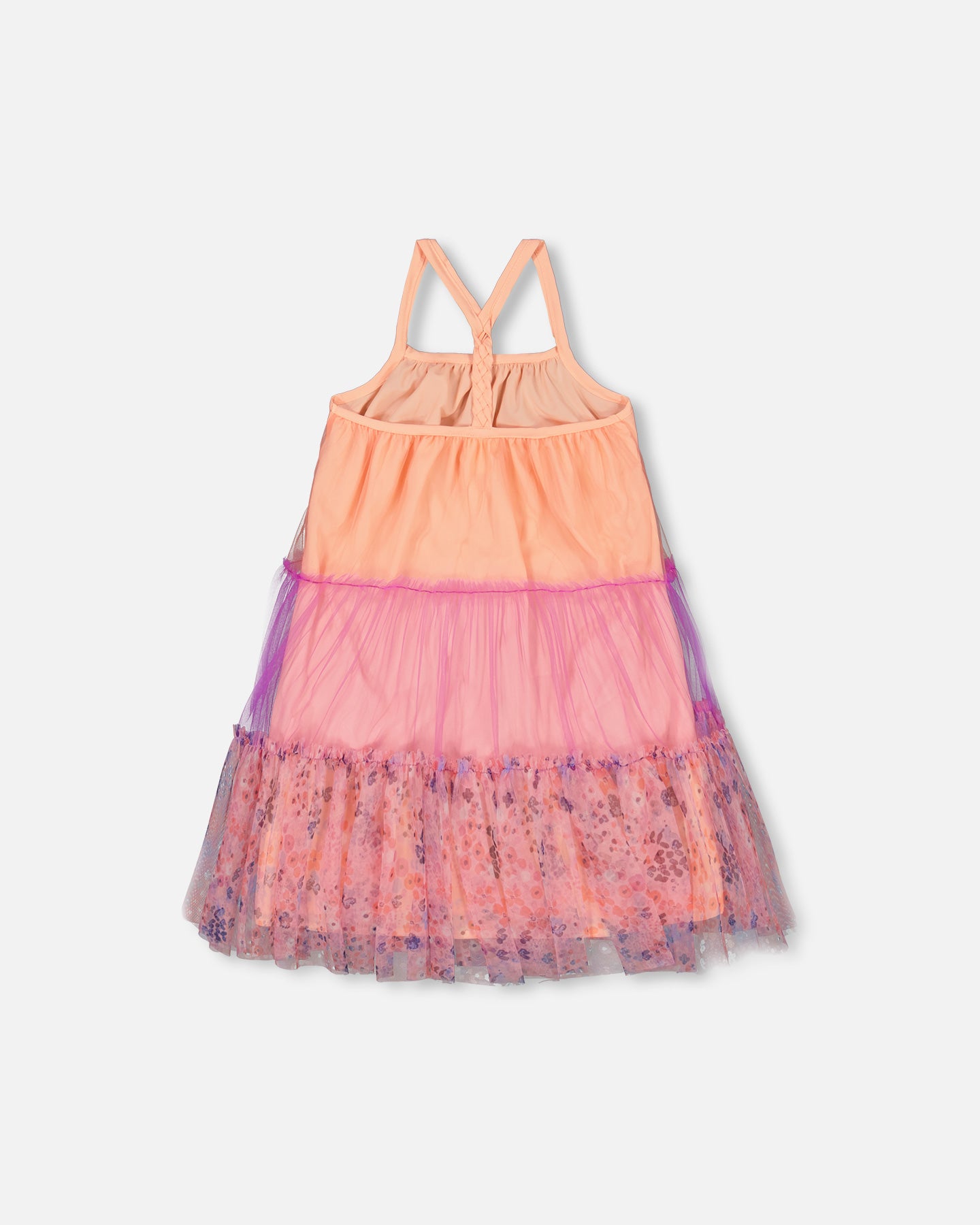 Boutique Petites Fleurs - Robe colourblock Floraison dans les champs F30I93 - Deux par Deux