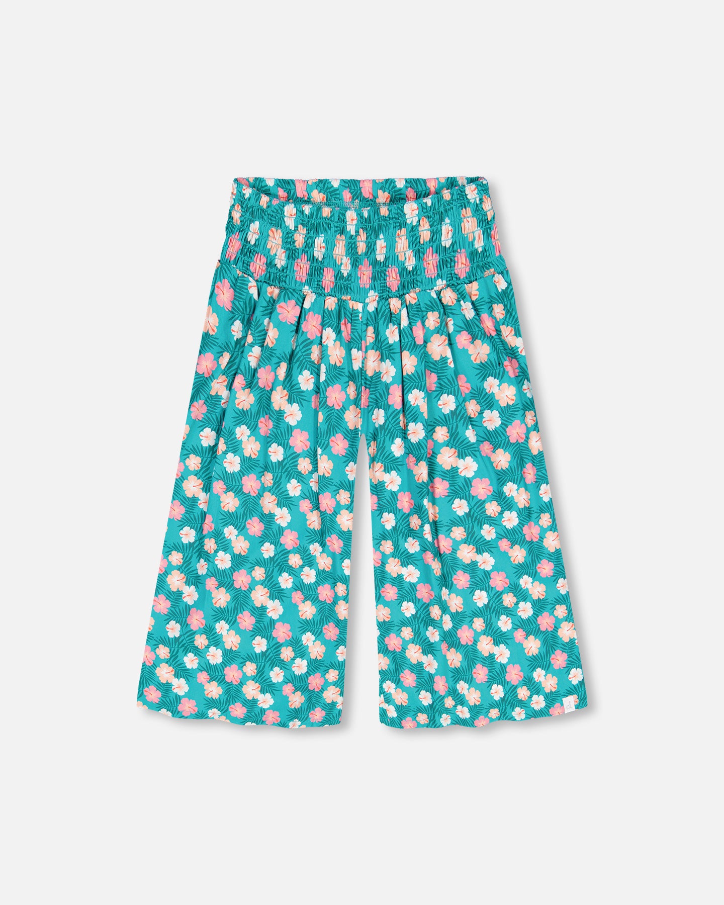 Boutique Petites Fleurs - Pantalon 3/4 vacances dans les îles F30J20 - Deux par Deux