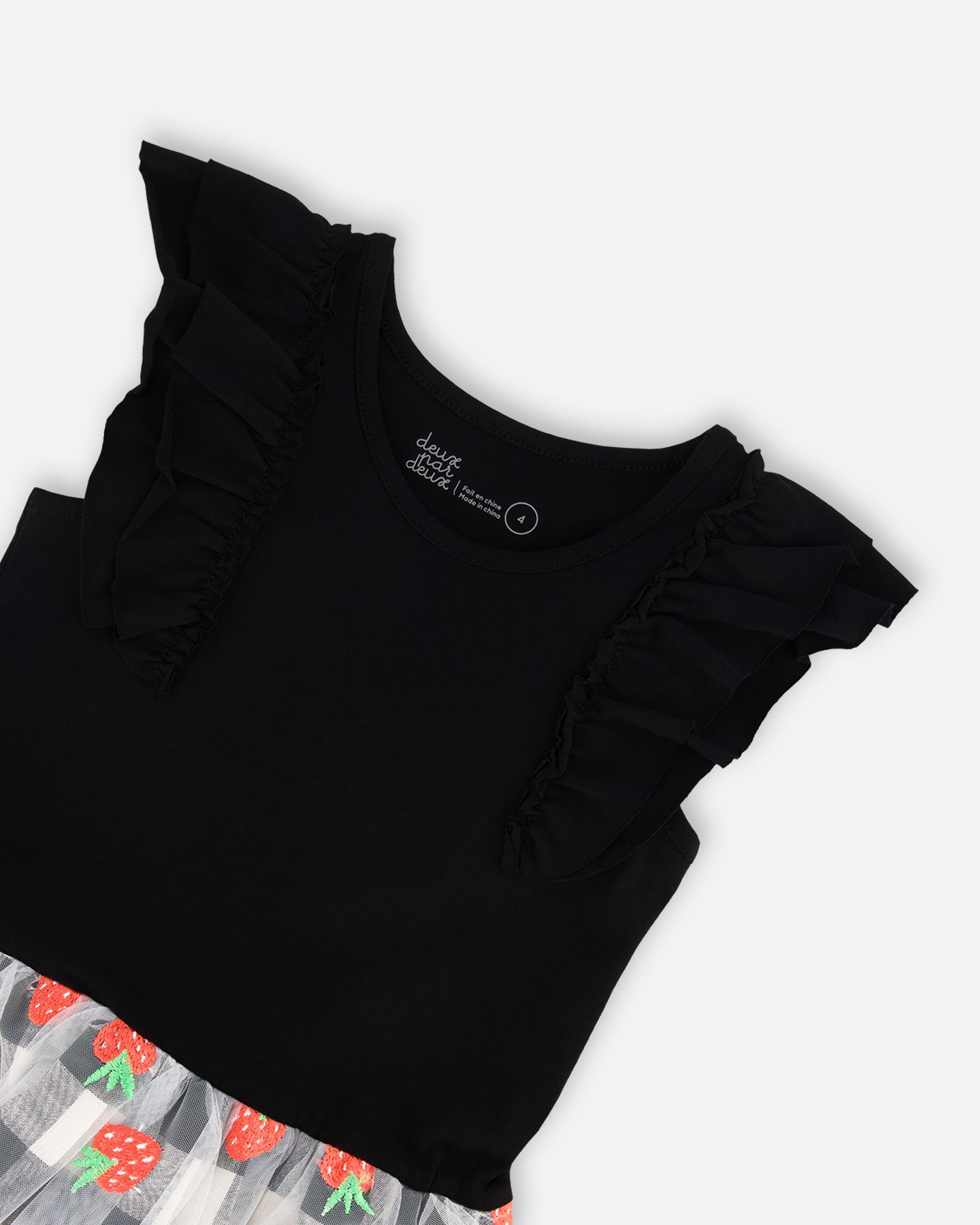 Boutique Petites Fleurs - Robe J'aime ta fraise F30K87 - Deux par Deux