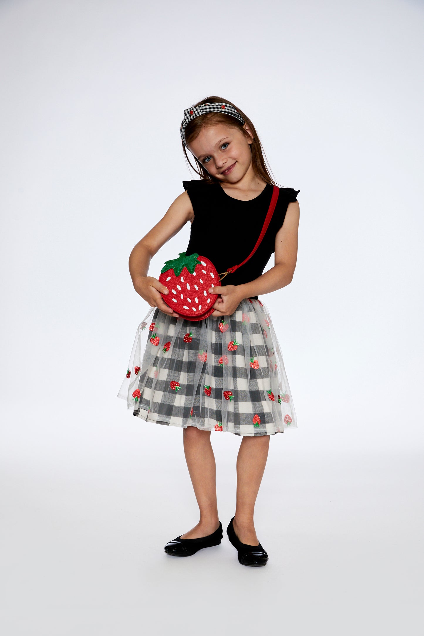 Boutique Petites Fleurs - Robe J'aime ta fraise F30K87 - Deux par Deux