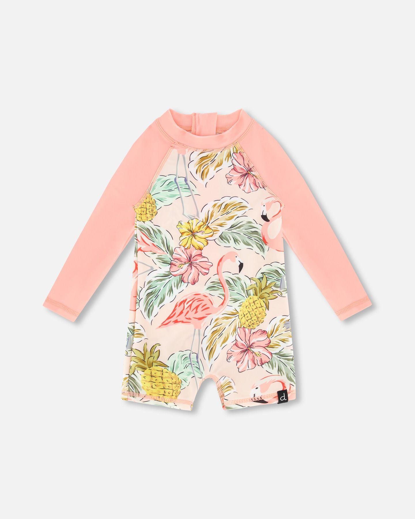 Boutique Petites Fleurs - Maillot rashguard flamant rose F30NG85 - Deux par Deux