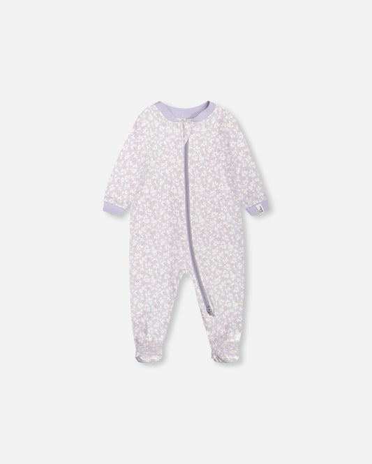 Boutique Petites Fleurs - Pyjama bébé Petites Fleurs lilas F30PA40 - Deux par Deux