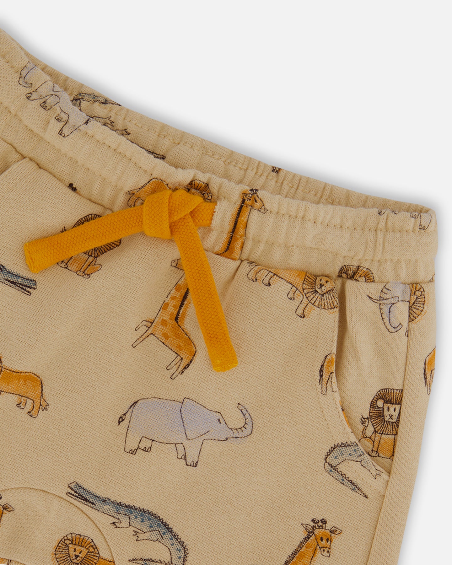 Boutique Petites Fleurs - Ensemble short et t-shirt Parc Safari F30T10 - Deux par Deux