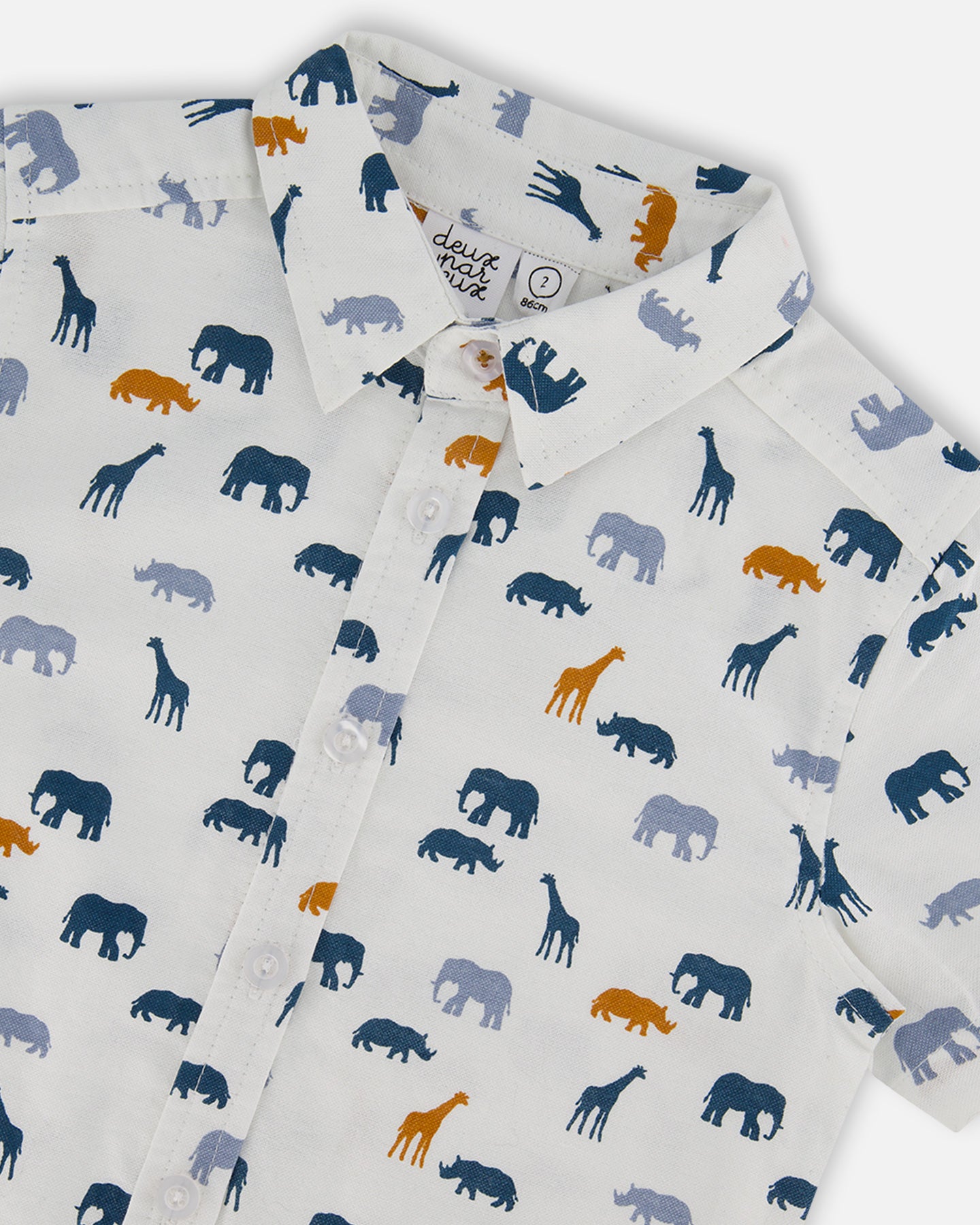 Boutique Petites Fleurs - Chemise Parc Safari F30T11 - Deux par Deux