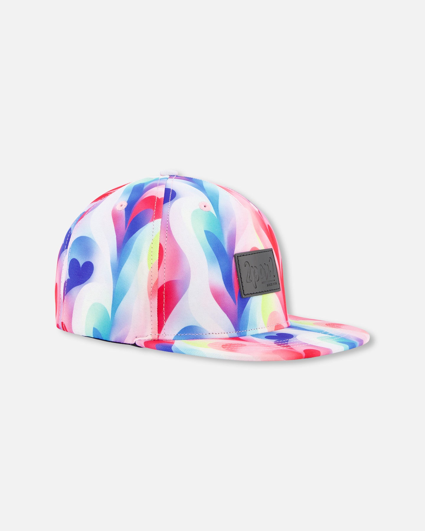 Boutique Petites Fleurs - Casquette coeur arc-en-ciel F30VC5 - Deux par Deux