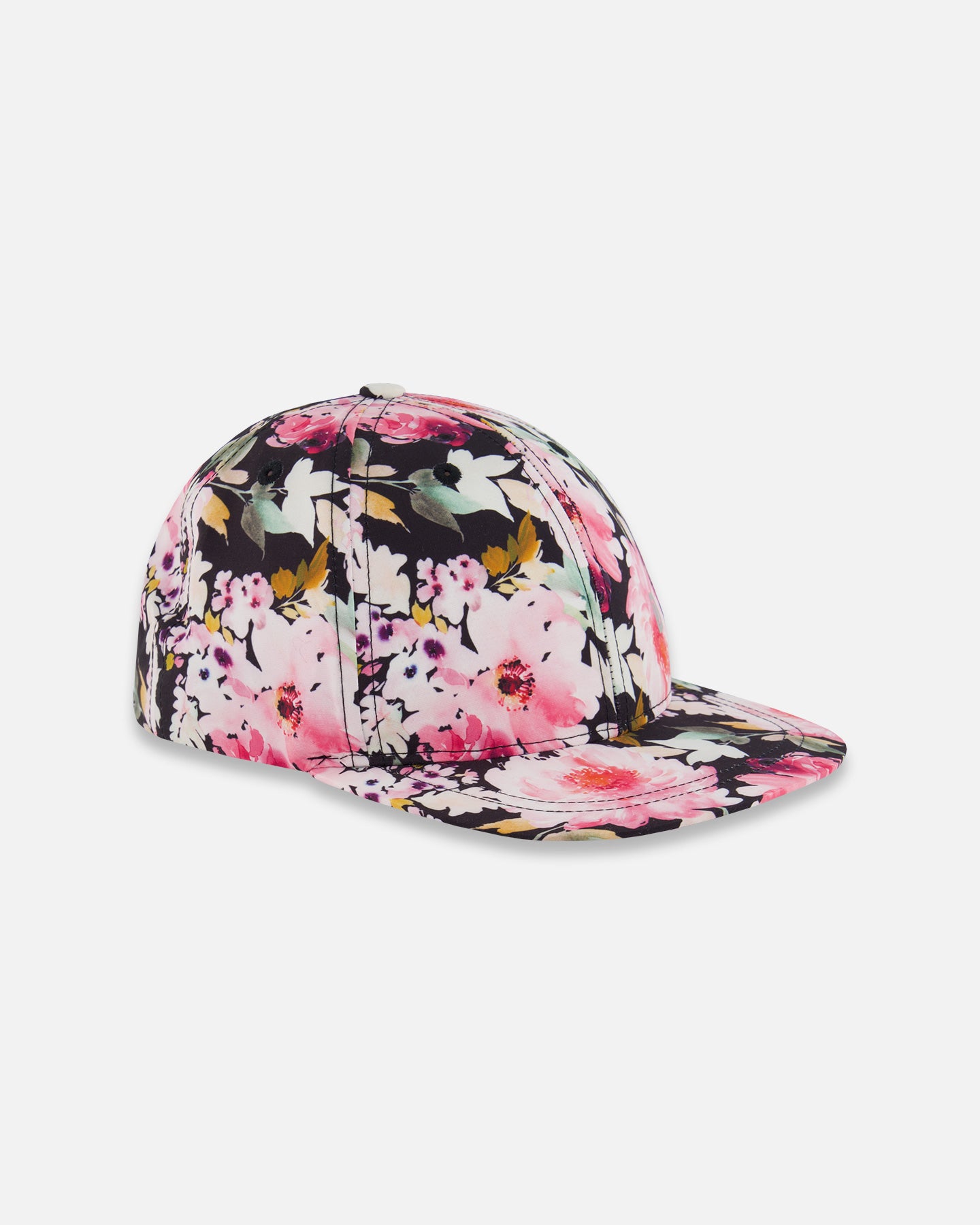 Boutique Petites Fleurs - Casquette Noire à grosses fleurs F30VC7 - Deux par Deux