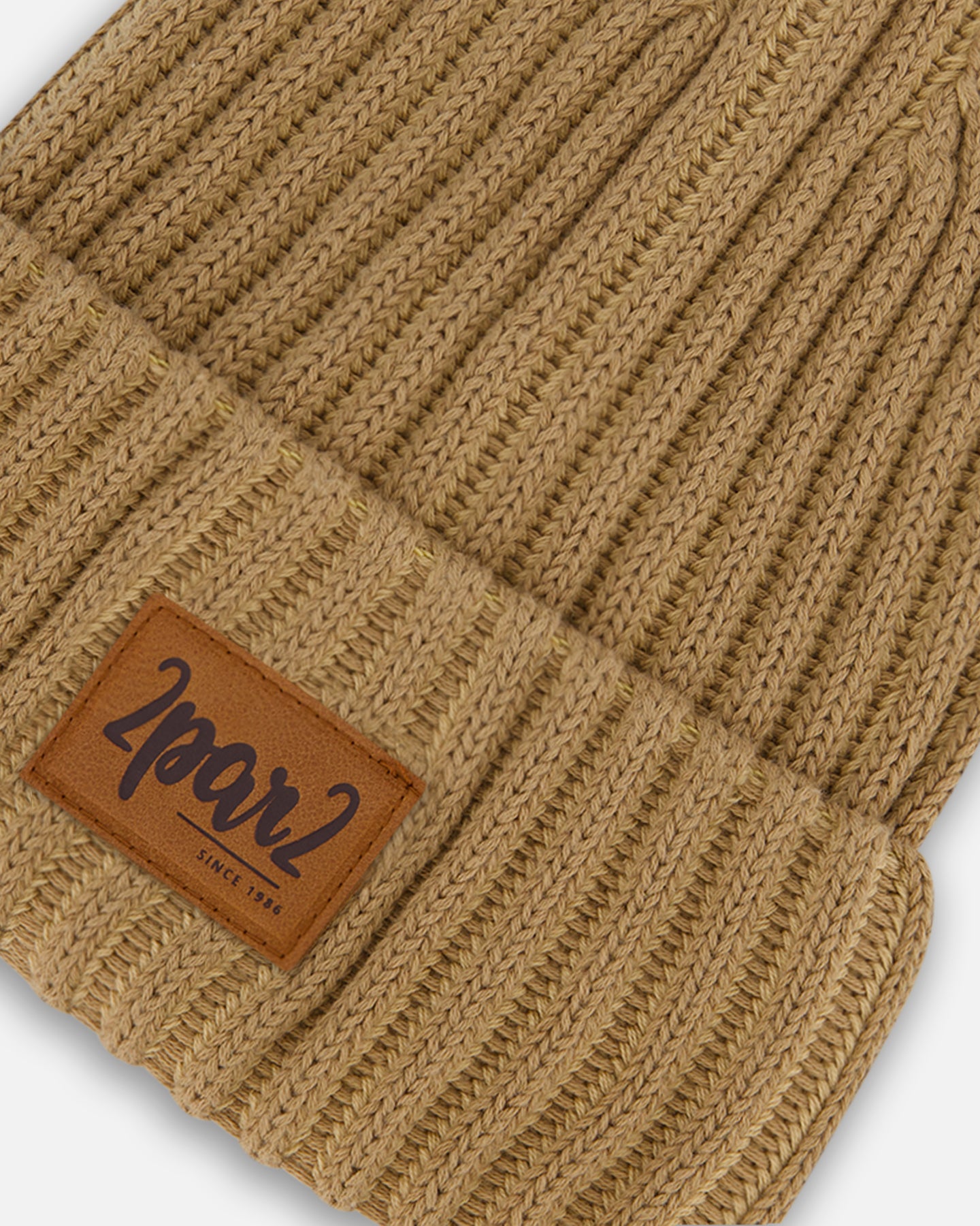 Boutique Petites Fleurs - Tuque en tricot Pacane F30WT24 - Deux par Deux