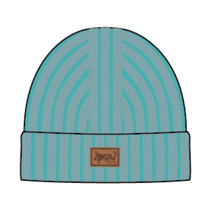 Boutique Petites Fleurs - Tuque en tricot Turquoise F30WT24 - Deux par Deux