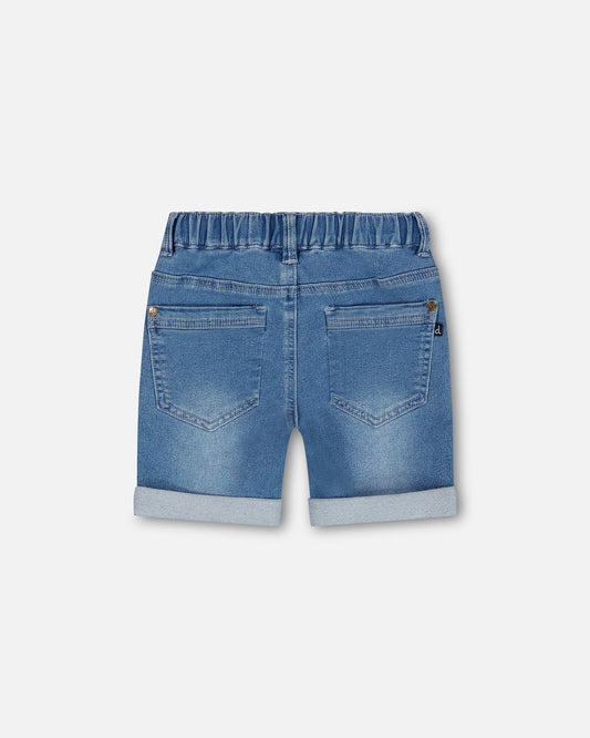 Boutique Petites Fleurs - Short en denim F30YB25 - Deux par Deux