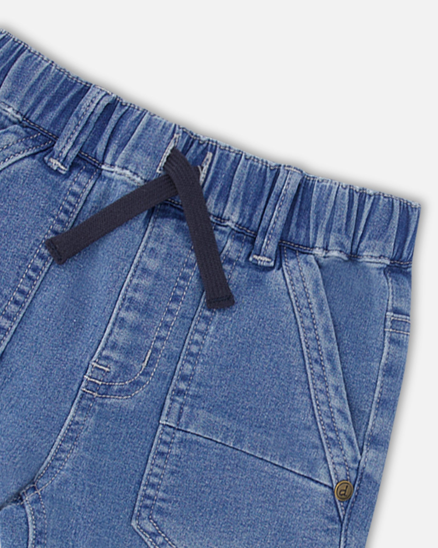 Boutique Petites Fleurs - Short en denim F30YB25 - Deux par Deux