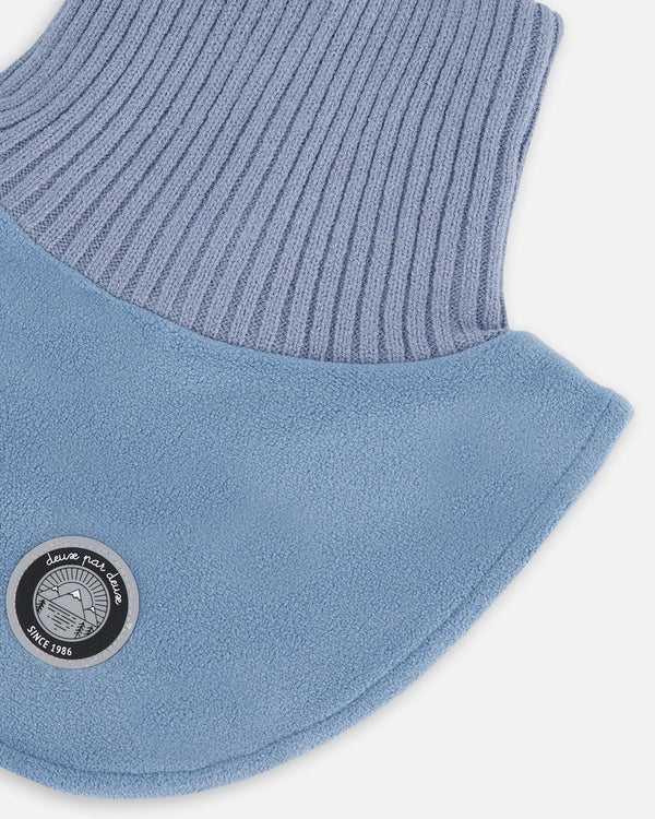 Boutique Petites Fleurs / Cache-cou bleu ciel Deux par Deux G10XCOL