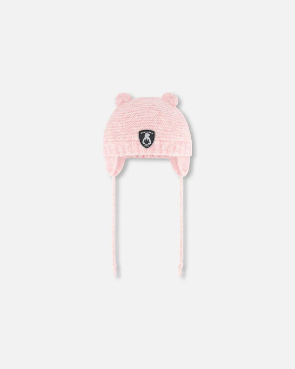 Boutique Petites Fleurs / Bonnet pour Bébé en tricot avec oreilles Deux par Deux G10ZA03