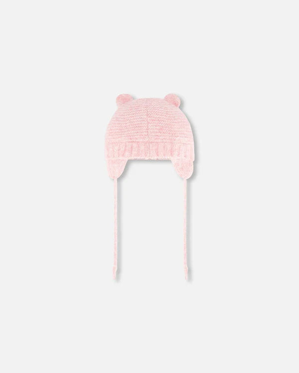 Boutique Petites Fleurs / Bonnet pour Bébé en tricot avec oreilles Deux par Deux G10ZA03