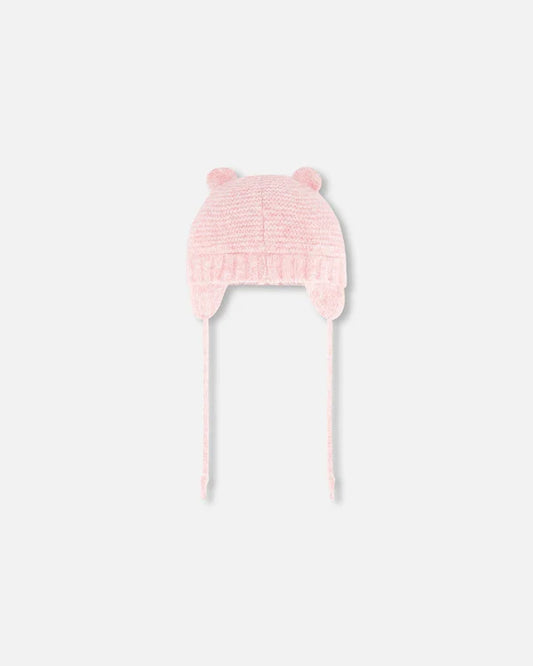 Boutique Petites Fleurs / Bonnet pour Bébé en tricot avec oreilles Deux par Deux G10ZA03