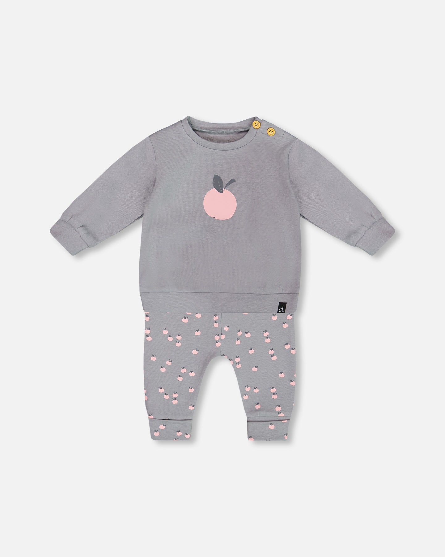 Ensemble pour bébé Fleurs de pommier imprimé pommes G20A11