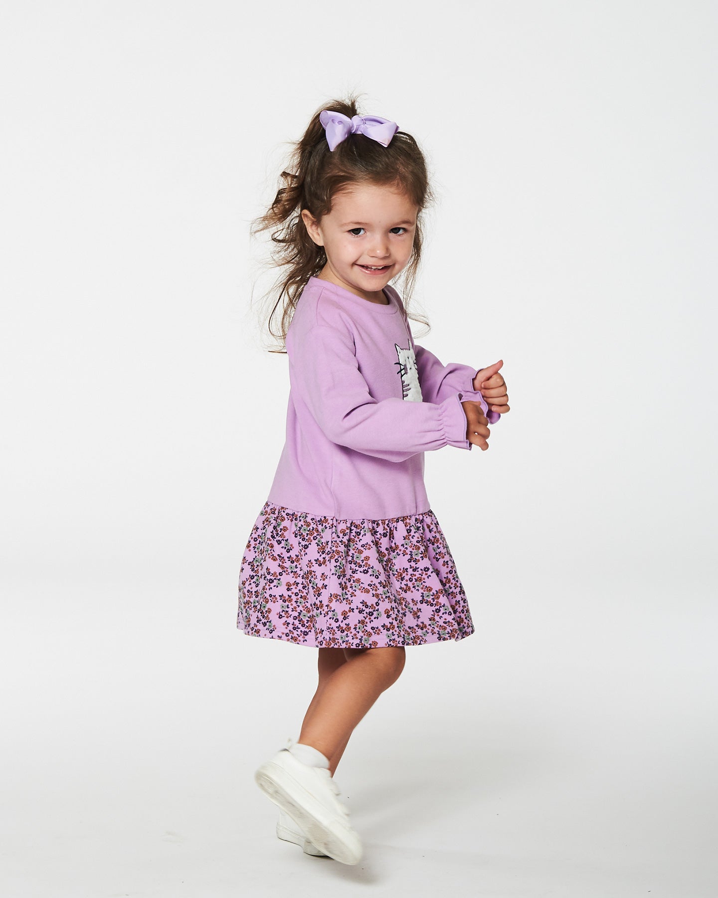 Boutique Petites Fleurs - Robe pour bébé Minoi de minets G20F91 - Deux par Deux