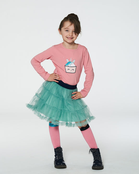 Boutique Petites Fleurs - Jupe-tutu Ma licorne d'argent G20G81 - Deux par Deux