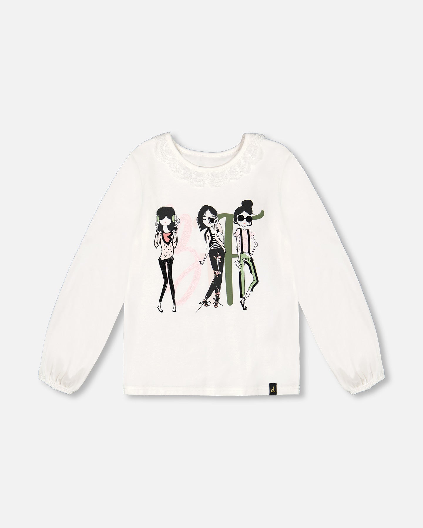 Boutique Petites Fleurs - t-shirt Les copines G20J72 - Deux par Deux