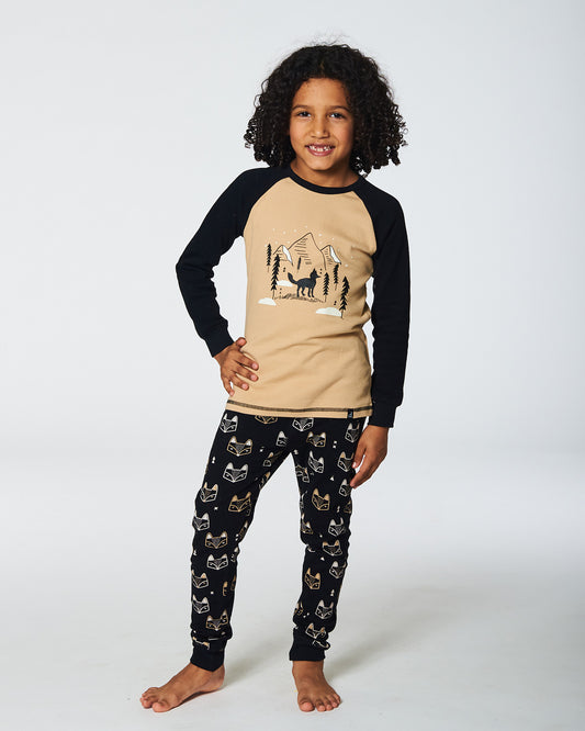 Boutique Petites Fleurs - Pyjama Renards G20PB11 - Deux par Deux