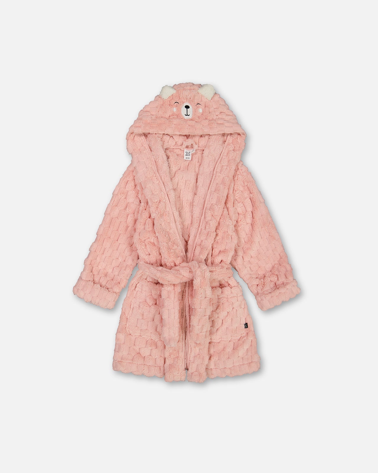 Boutique Petites Fleurs - Robe de chambre rose Ours G20R90 - Deux par Deux