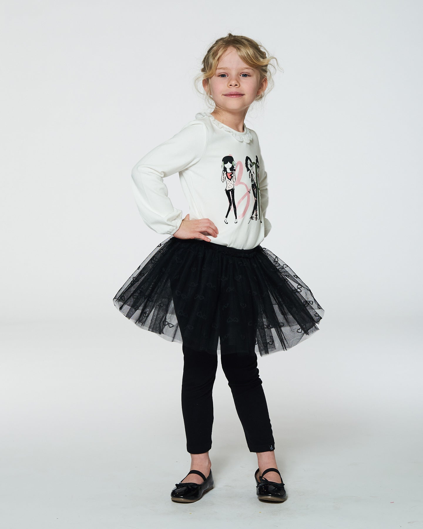 Boutique Petites Fleurs -Legging avec tulle Les copines G20YG81 - Deux par Deux