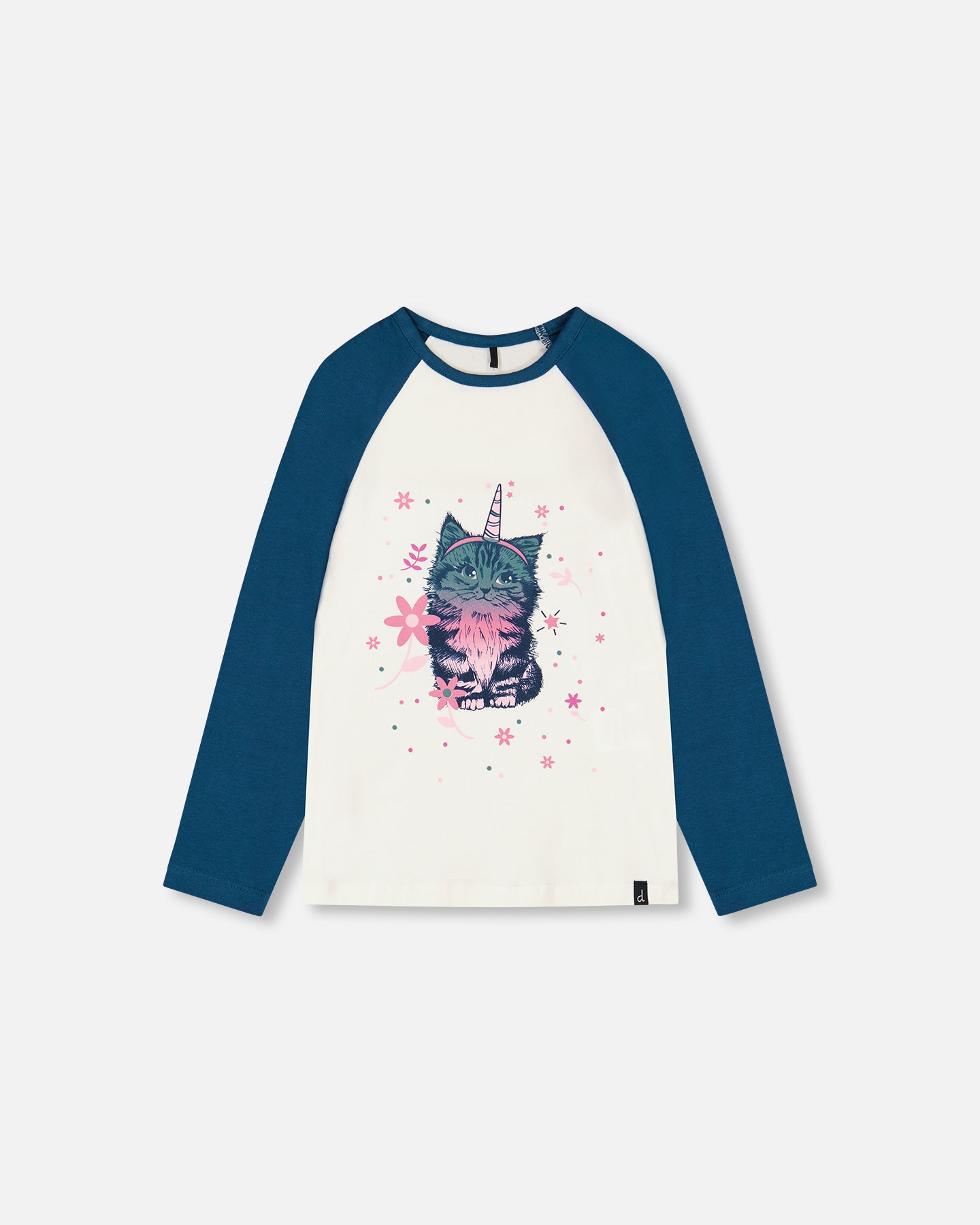 Boutique Petites Fleurs - T-shirt raglan chats les essentiels G20Z70 - Deux par Deux