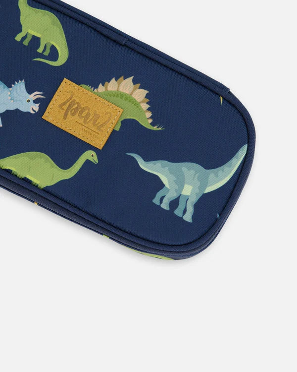 Boutique Petites Fleurs - Étui À Crayons marine imprimé dinosaures - Deux par Deux