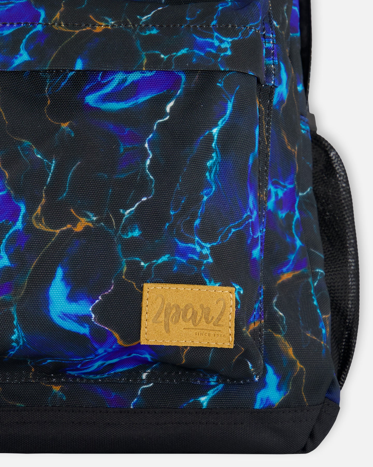 Boutique Petites Fleurs - Sac À Dos Noir Imprimé D'éclairs- 18L/ G20ZSD_020 - Deux par Deux