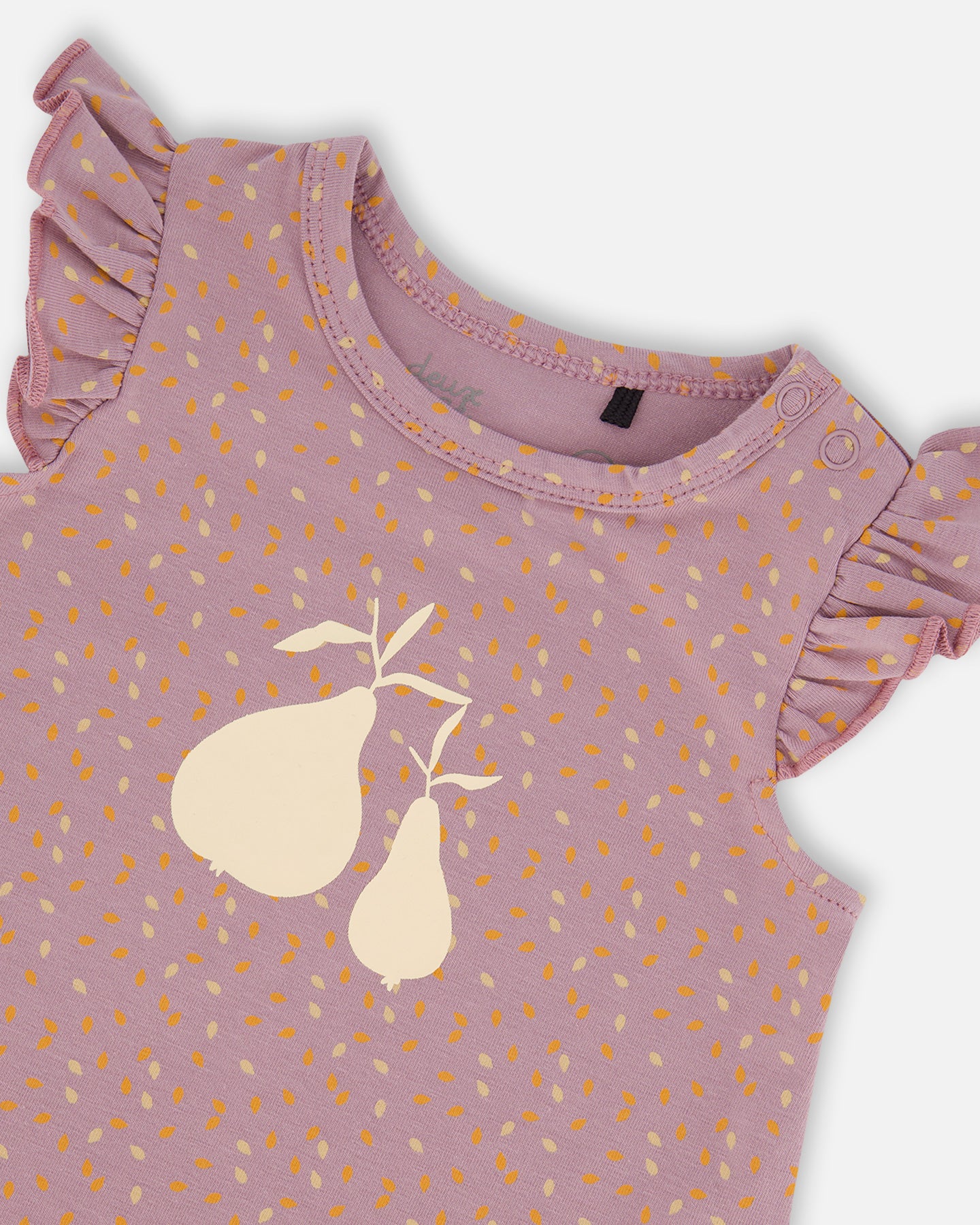 Ensemble haut et bloomer imprimé poires pour bébé G30B15