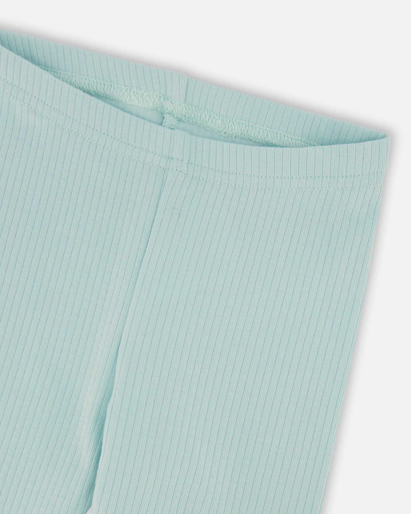 Legging 3/4 côtelé sarcelle pâle G30F61