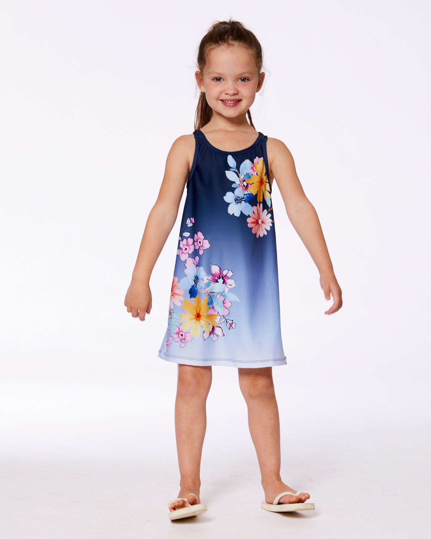 Robe de plage imprimée avec fleurs G30NG29