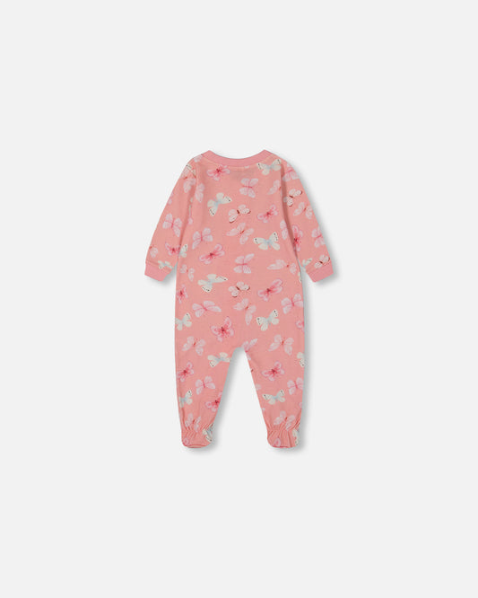 Pyjama papillons roses et bleus pour bébé G30PA40