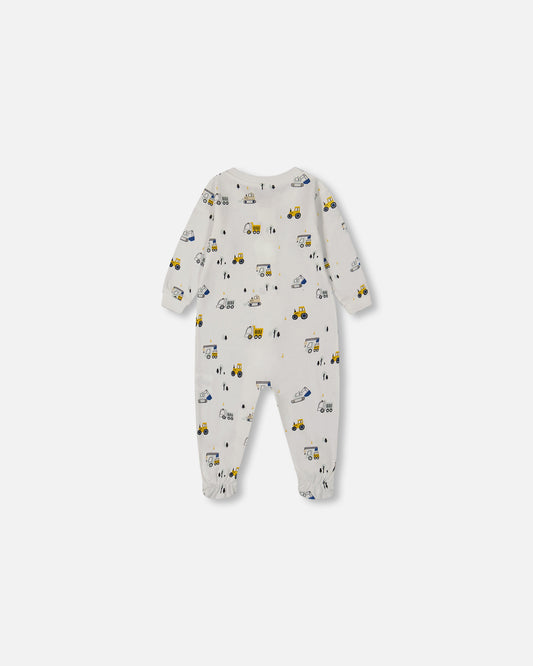 Pyjama camions multicolores pour bébé G30PA40
