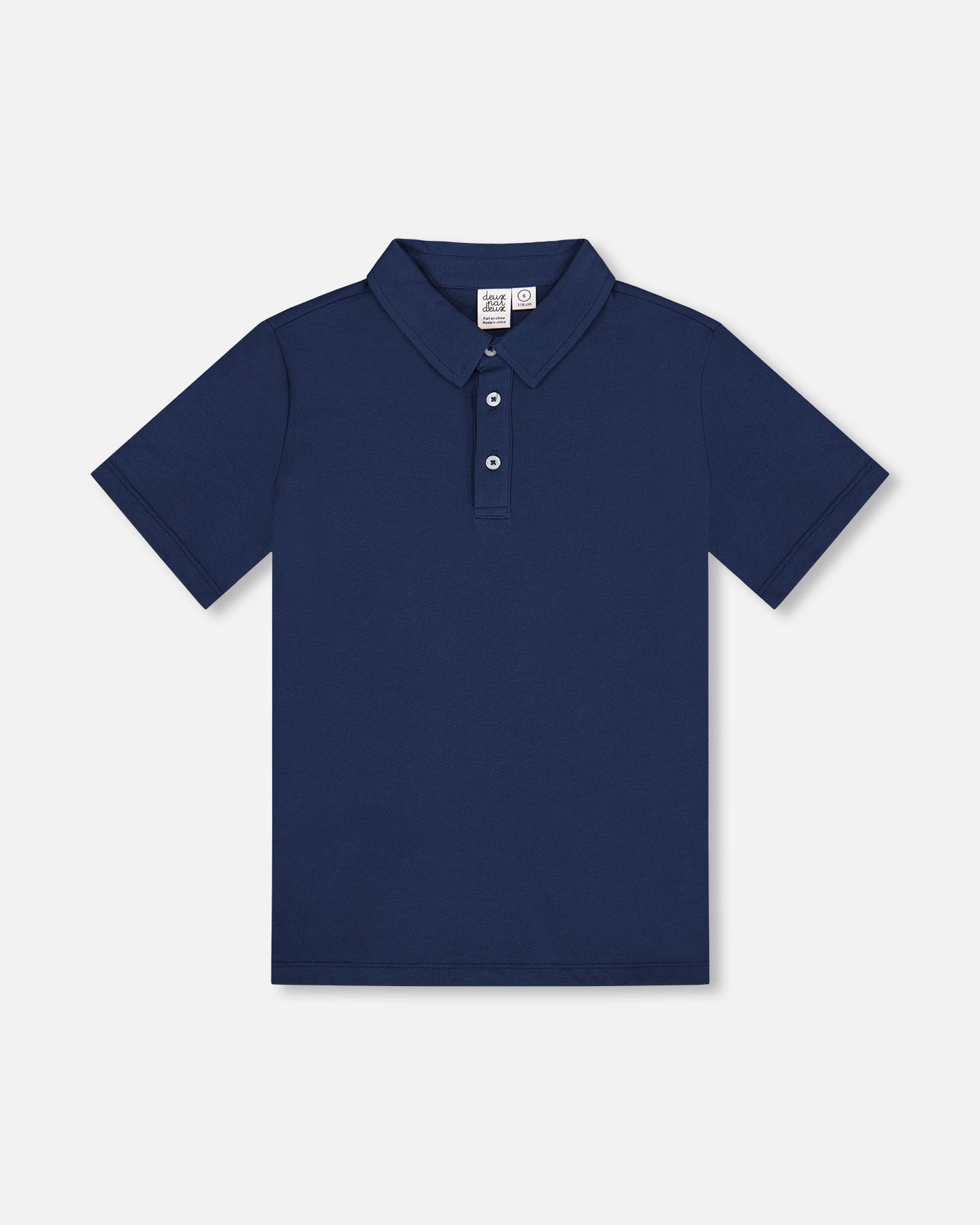 Polo à manches courtes bleu marine G30R65