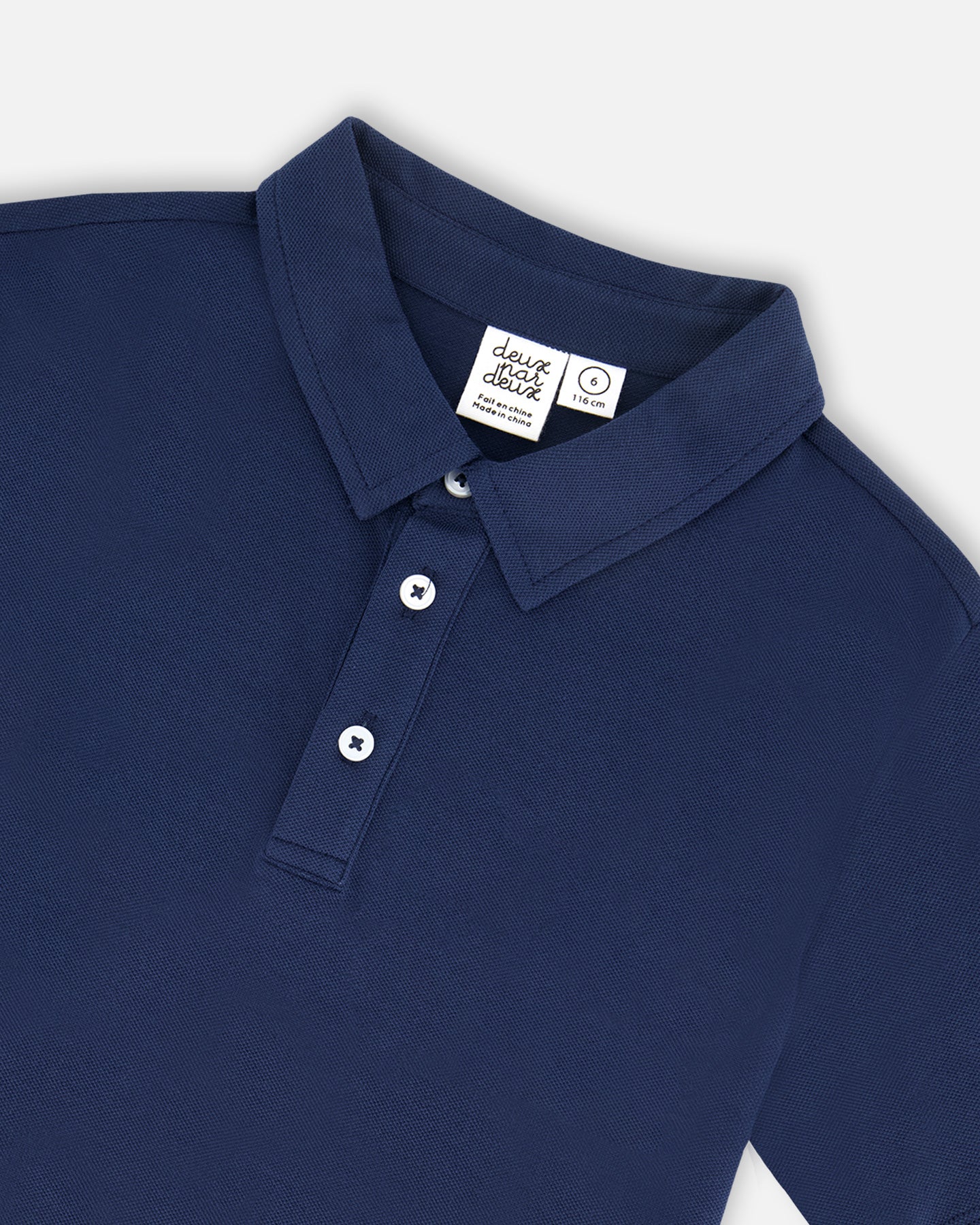 Polo à manches courtes bleu marine G30R65