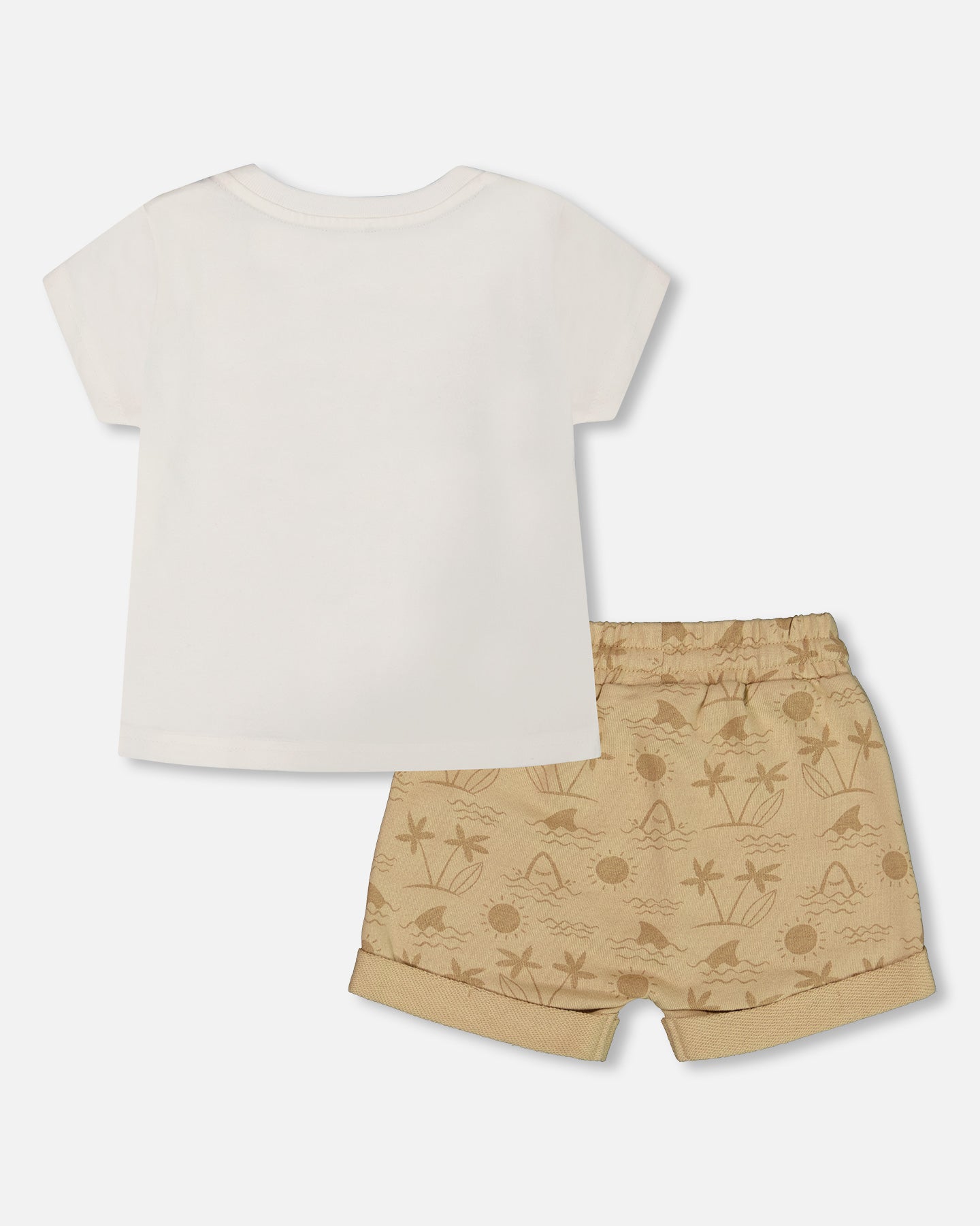 Ensemble 2 pièces avec palmiers pour bébé G30T10