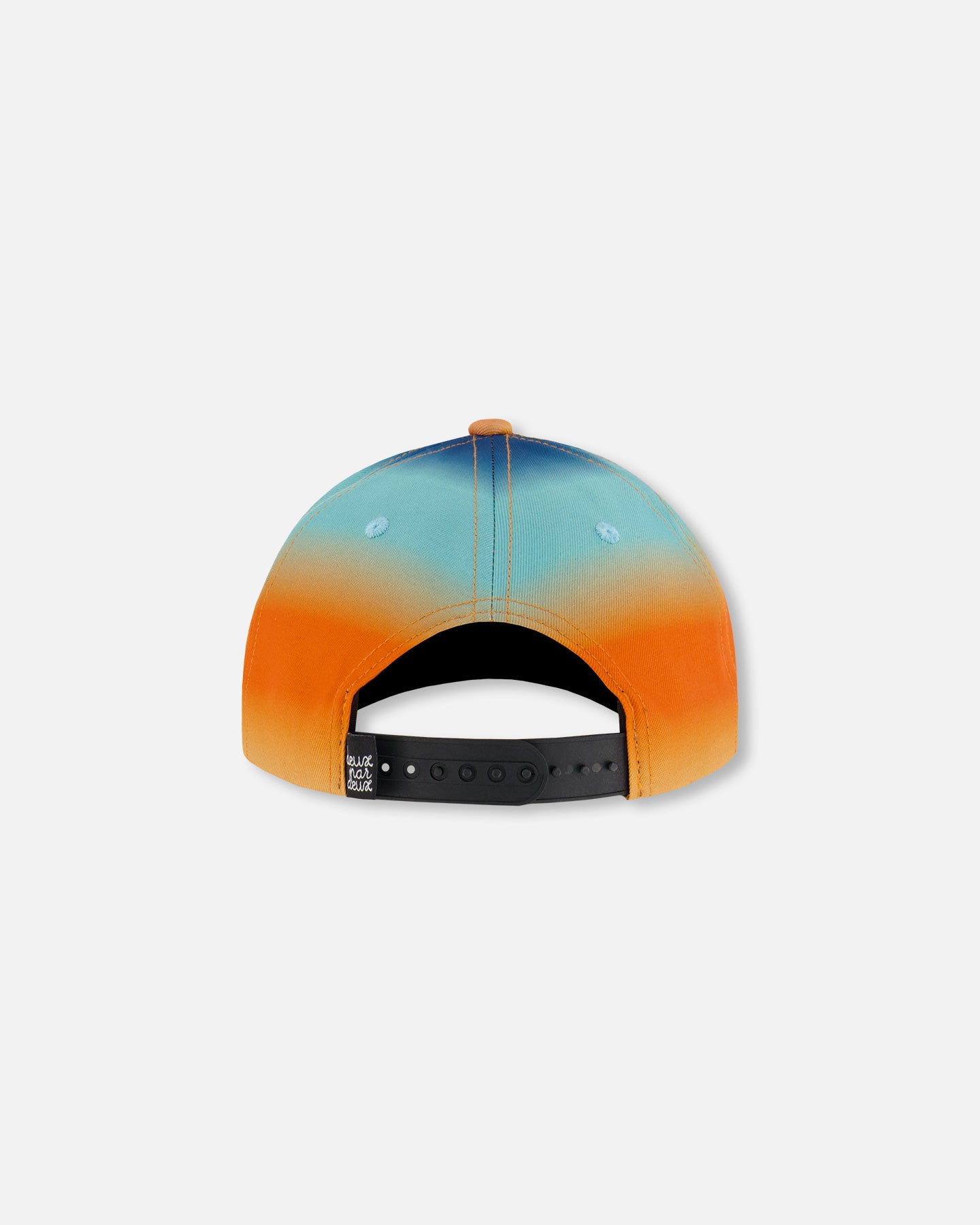 Casquette imprimée bleu marine, turquoise et orange G30VBC