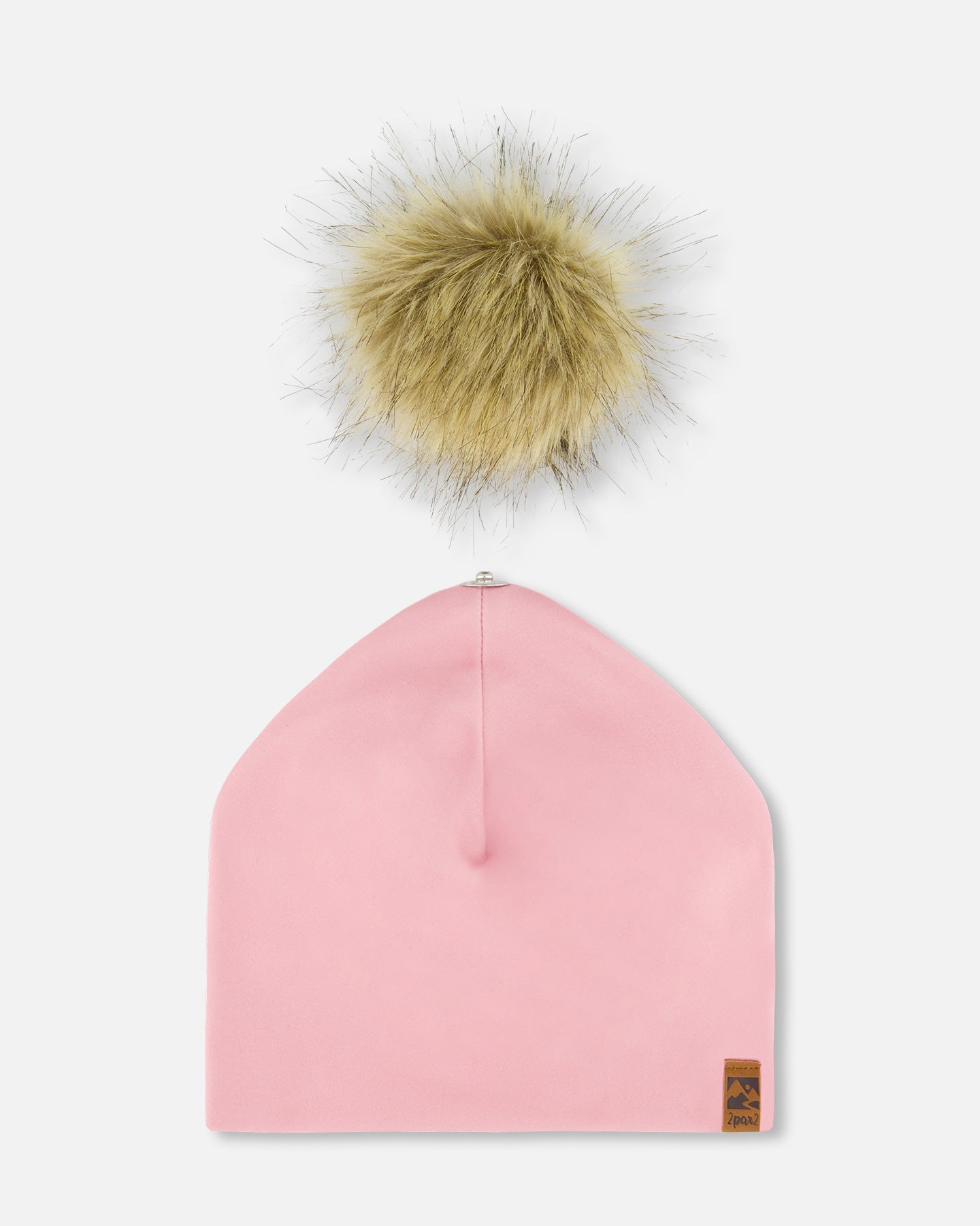 Tuque à pompon mi-saison Rose G30W20 (vente finale)