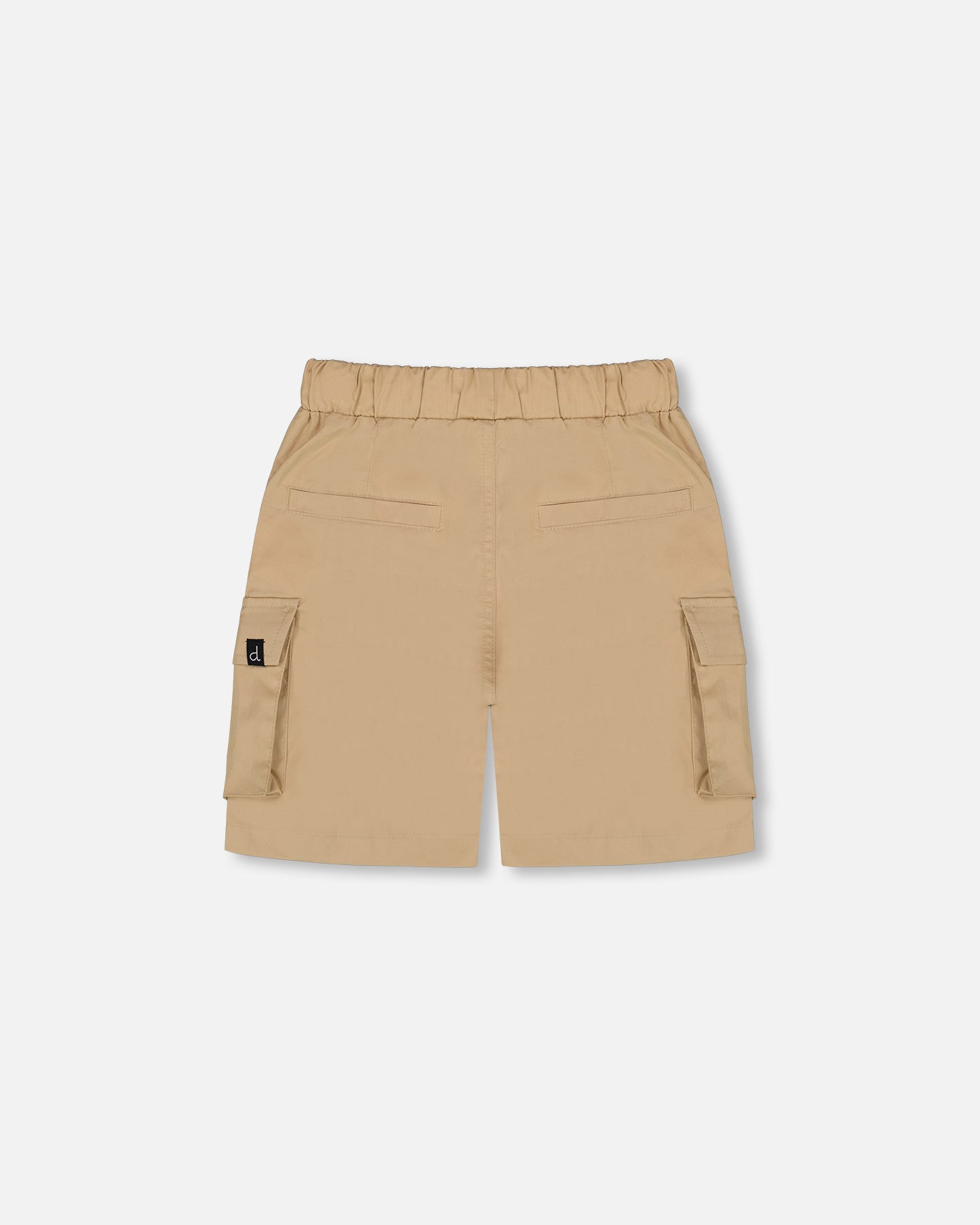 Short parachute avec poches cargo beige clair G30YB26