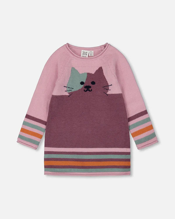 Robe en tricot Chat pour bébé et enfant H20ET85