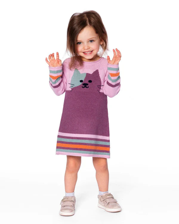 Robe en tricot Chat pour bébé et enfant H20ET85