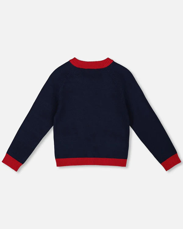 Veste en tricot tartes aux pommes H20IT85