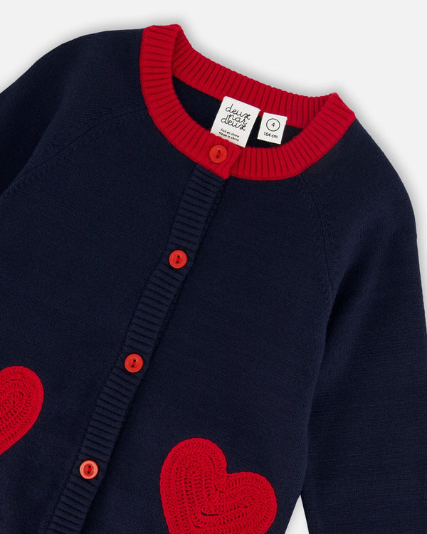 Veste en tricot tartes aux pommes H20IT85