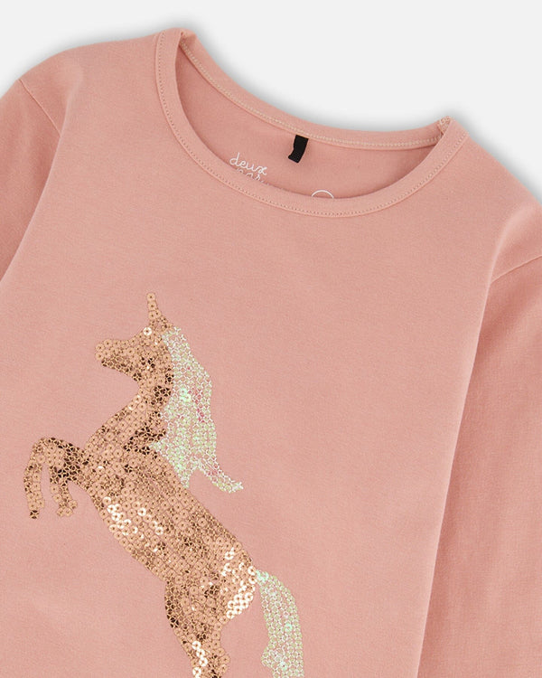T-shirt Un amour de licorne H20K71