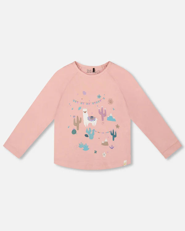 T-shirt Lamas en folie H20M70