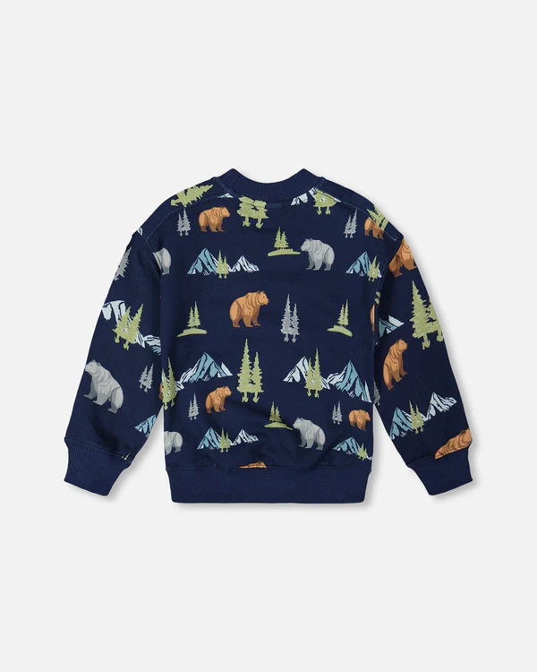 Sweatshirt en molleton Ours H20U37