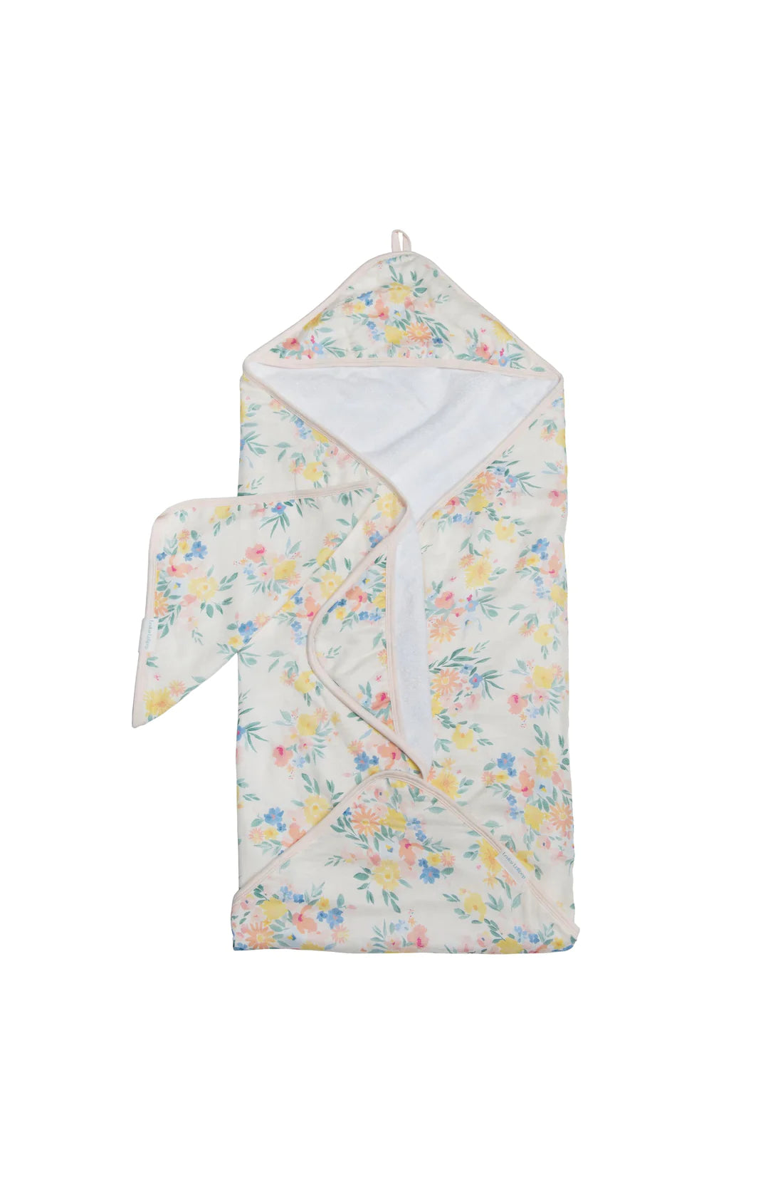 Boutique Petites Fleurs - Ensemble Serviette à Capuchon - Bouquet Floral - loulou lollipop