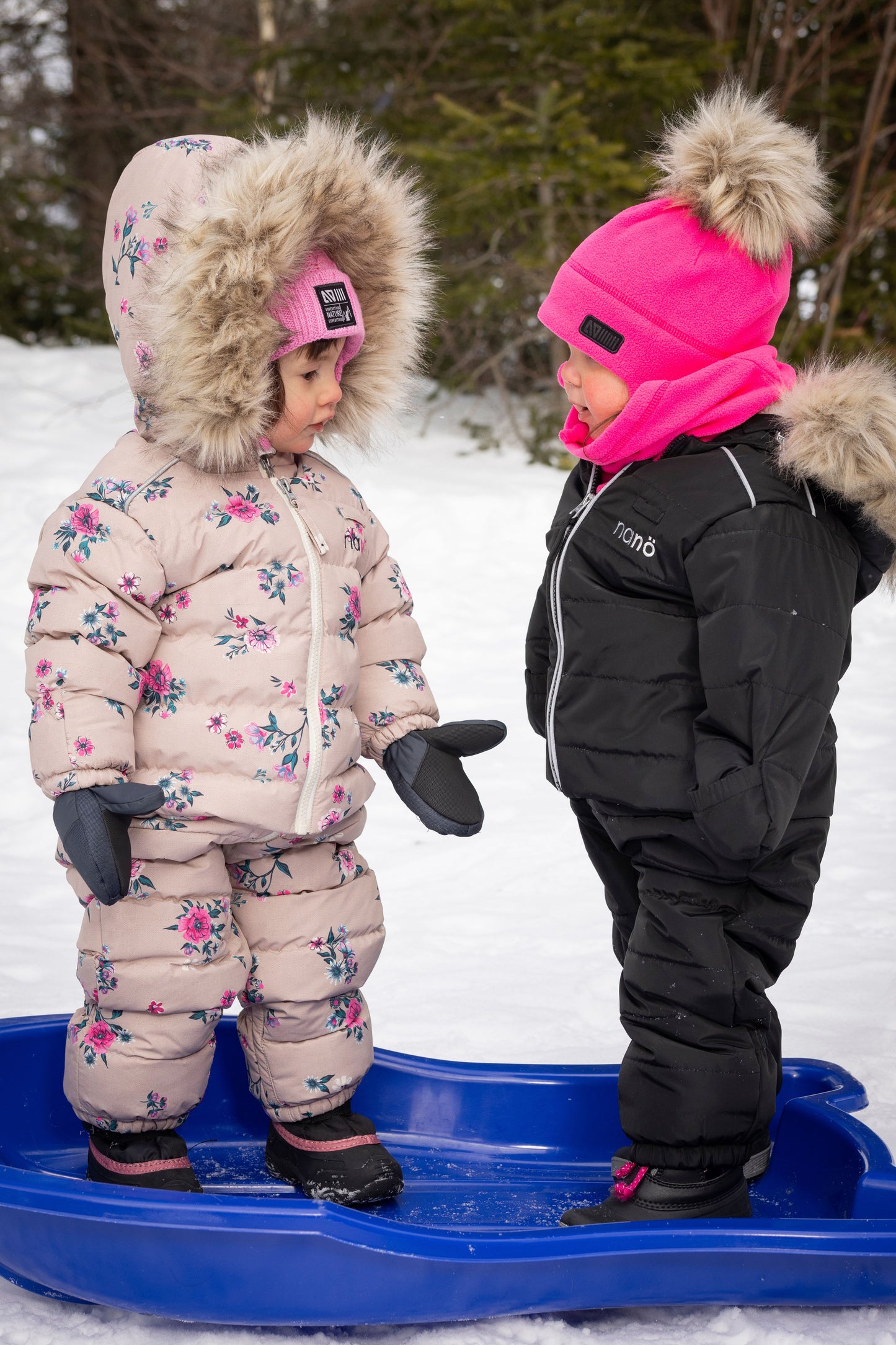 Boutique Petites Fleurs - Habit de neige une pièce pour bébé Clara F23M602 - Nano collection